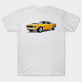 Mustang Boss 302 Cartoon T-Shirt